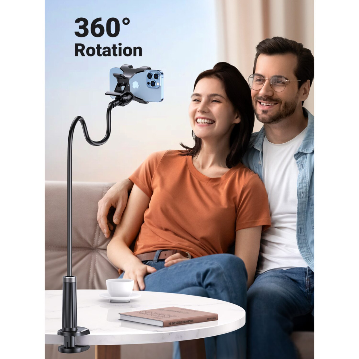 UGREEN Multifunction Gooseneck Phone Stand - Image 2