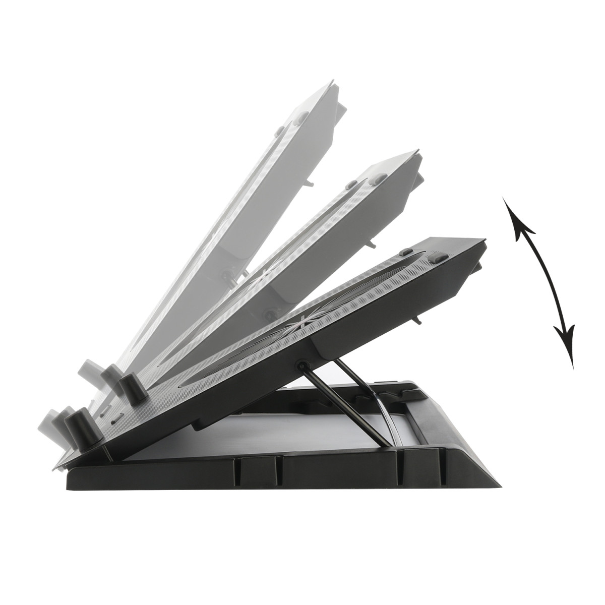 REDRAGON Dual USB 5 Fan RGB Gaming Notebook Stand - Image 2