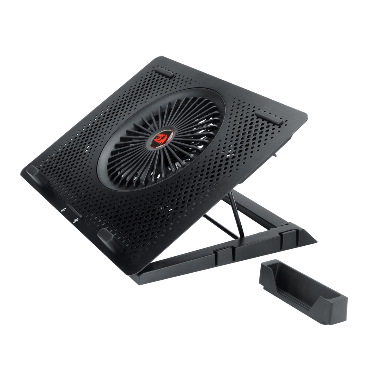 REDRAGON Dual USB 5 Fan RGB Gaming Notebook Stand - Image 3