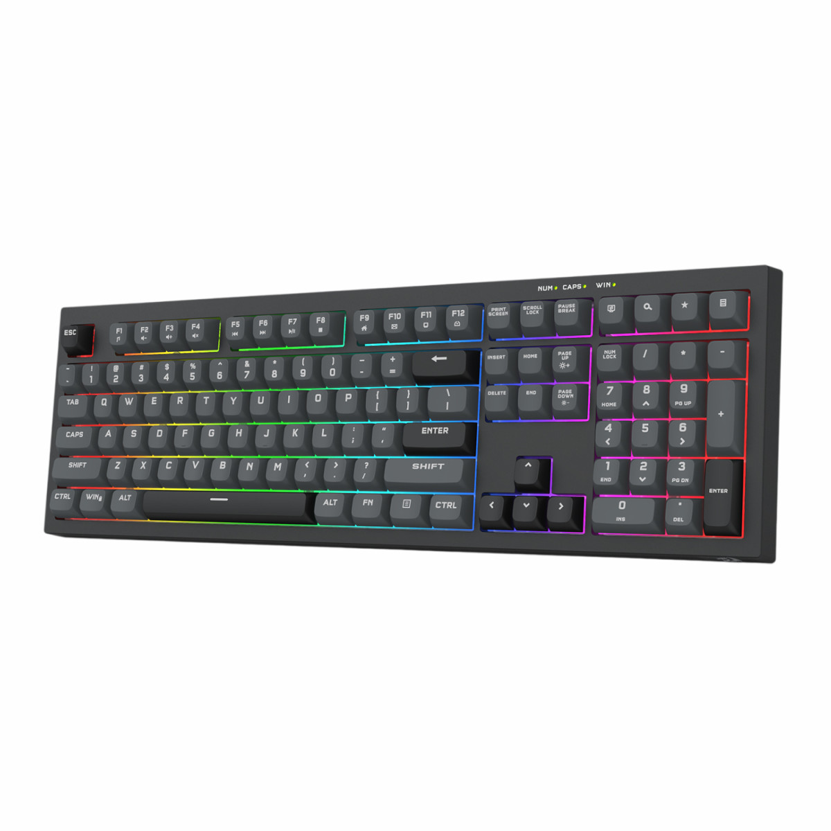 REDRAGON CRUX Membrane Gaming Keyboard - Black - Image 3
