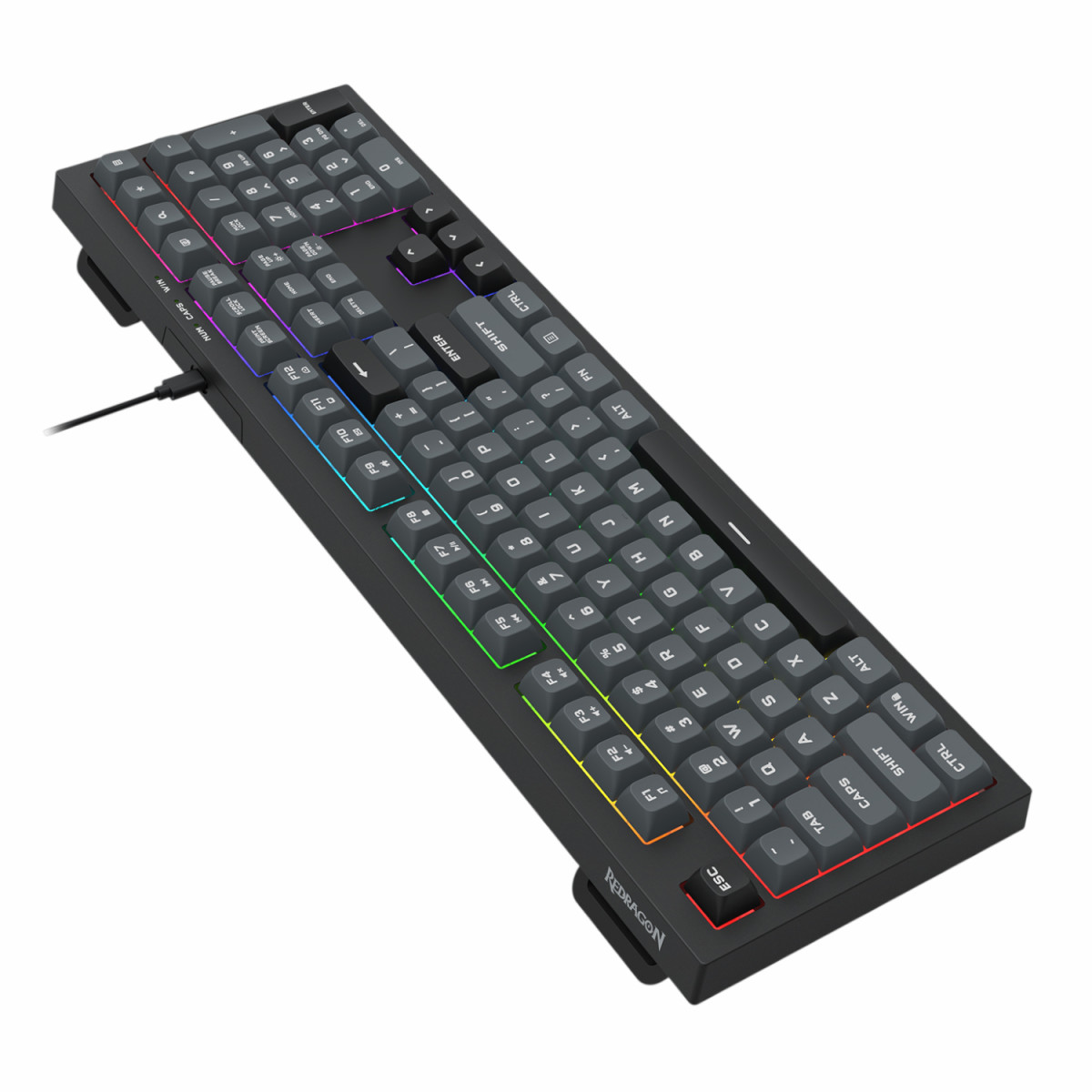 REDRAGON CRUX Membrane Gaming Keyboard - Black - Image 4
