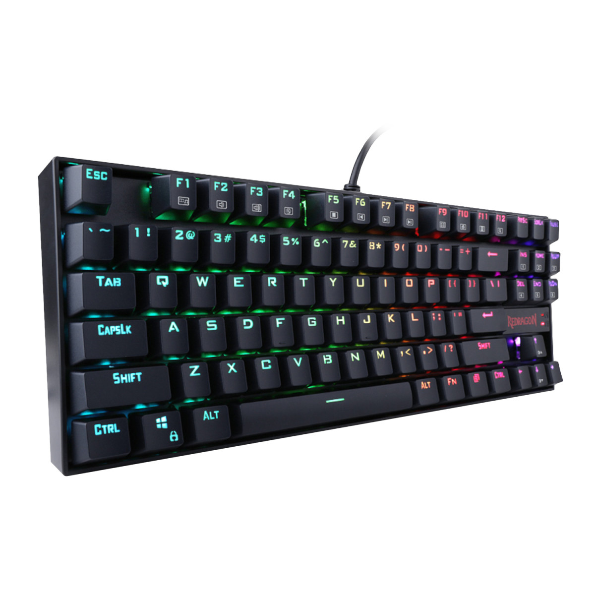 Redragon KUMARA RGB Mechanical Gaming Keyboard - Black - Image 2