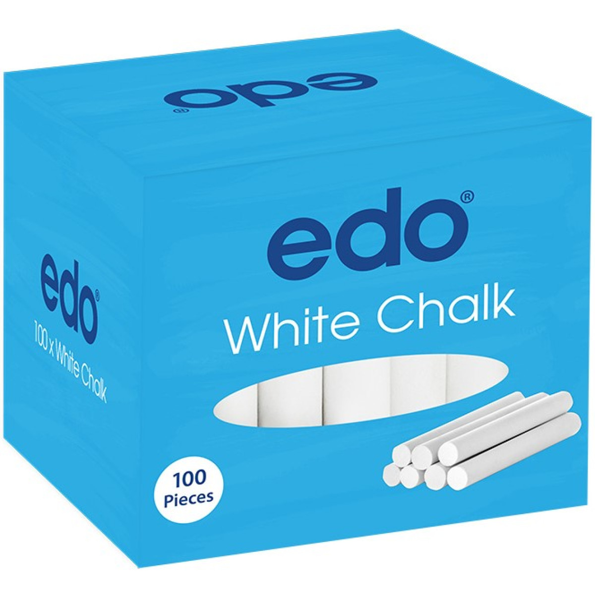 Edo 100 Pieces White Chalk