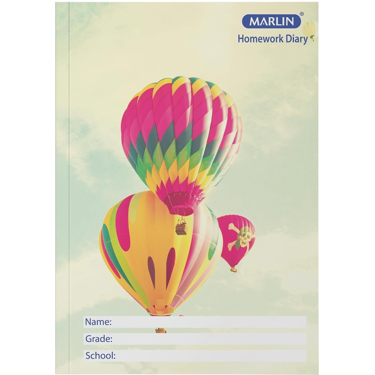 Marlin Threeline A5 Homework Diary Undated