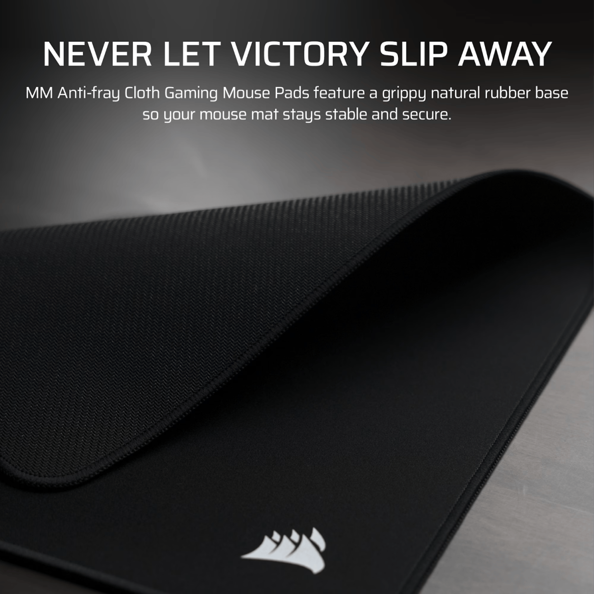 Corsair MM Anti-fray Cloth Gaming Mouse Pad XL - Black - Image 3