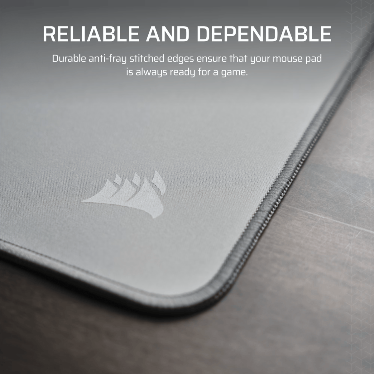 Corsair MM Anti-fray Cloth Gaming Mouse Pad XL - Gray - Image 2