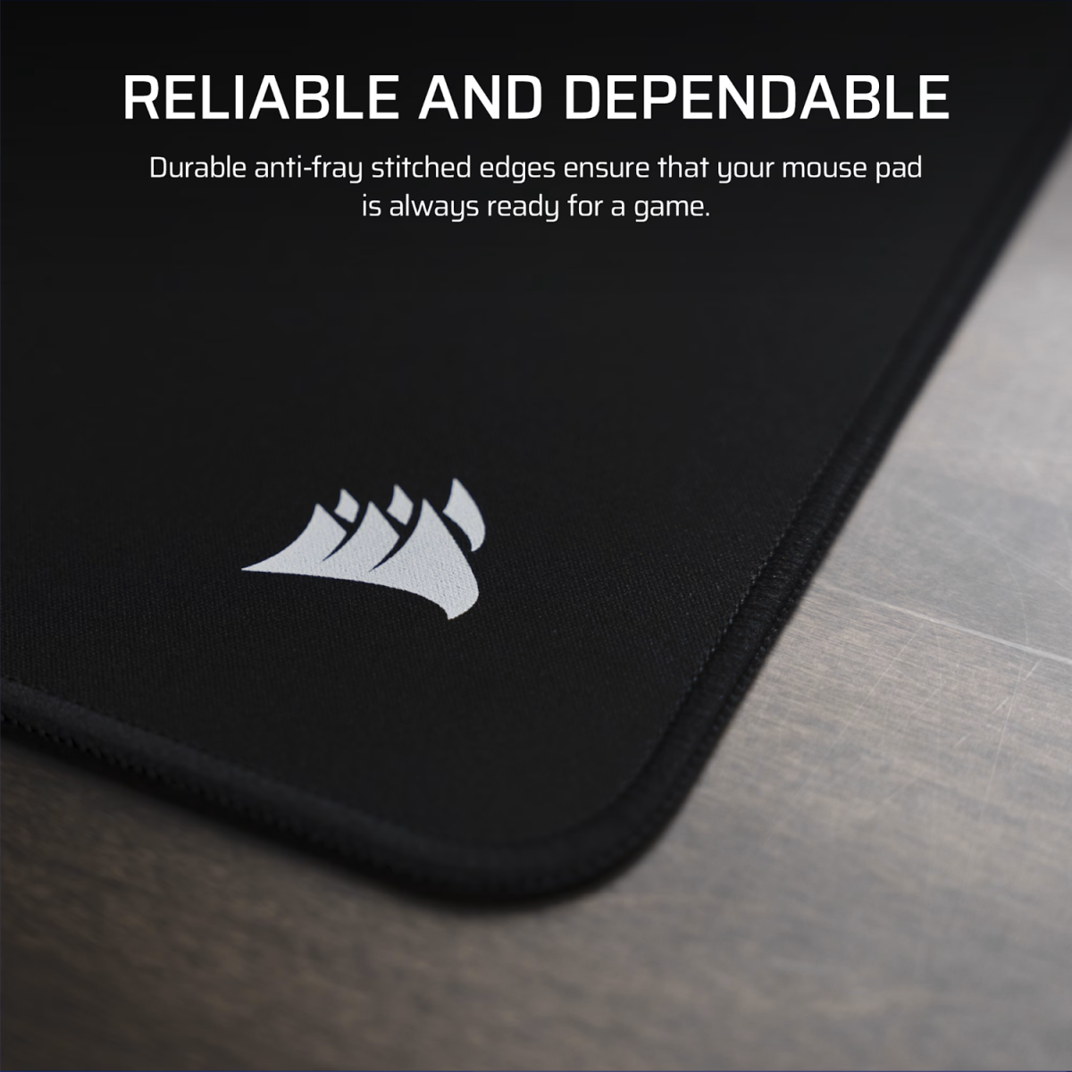 Corsair MM Anti-fray Cloth Gaming Mouse Pad 3XL - Black - Image 2