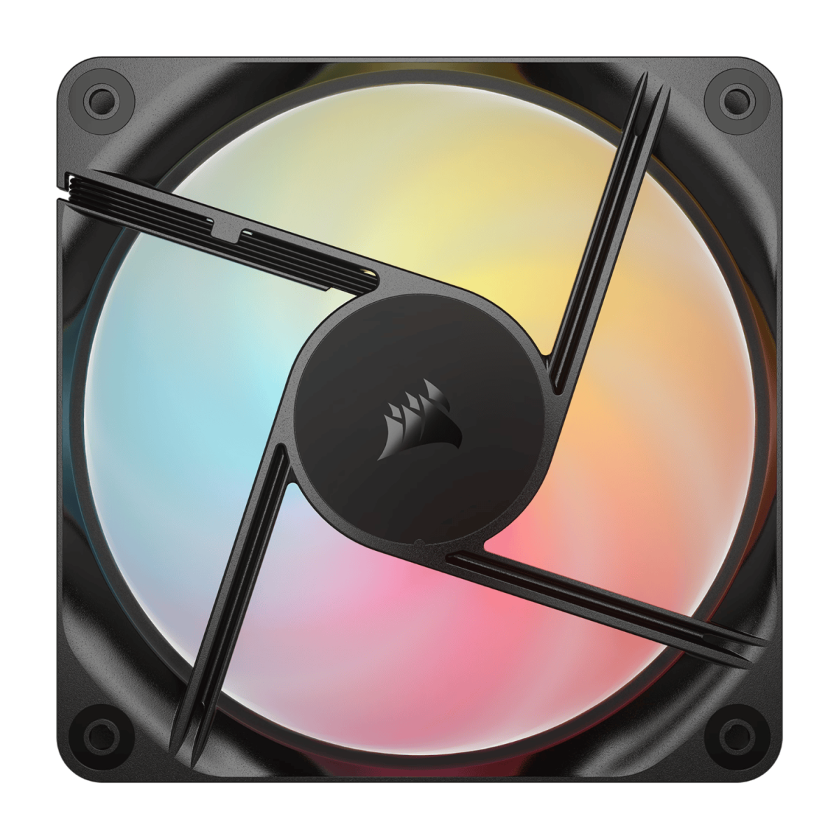 Corsair RS120-R ARGB 120mm PWM Reverse Fans Triple Pack - Black - Image 2