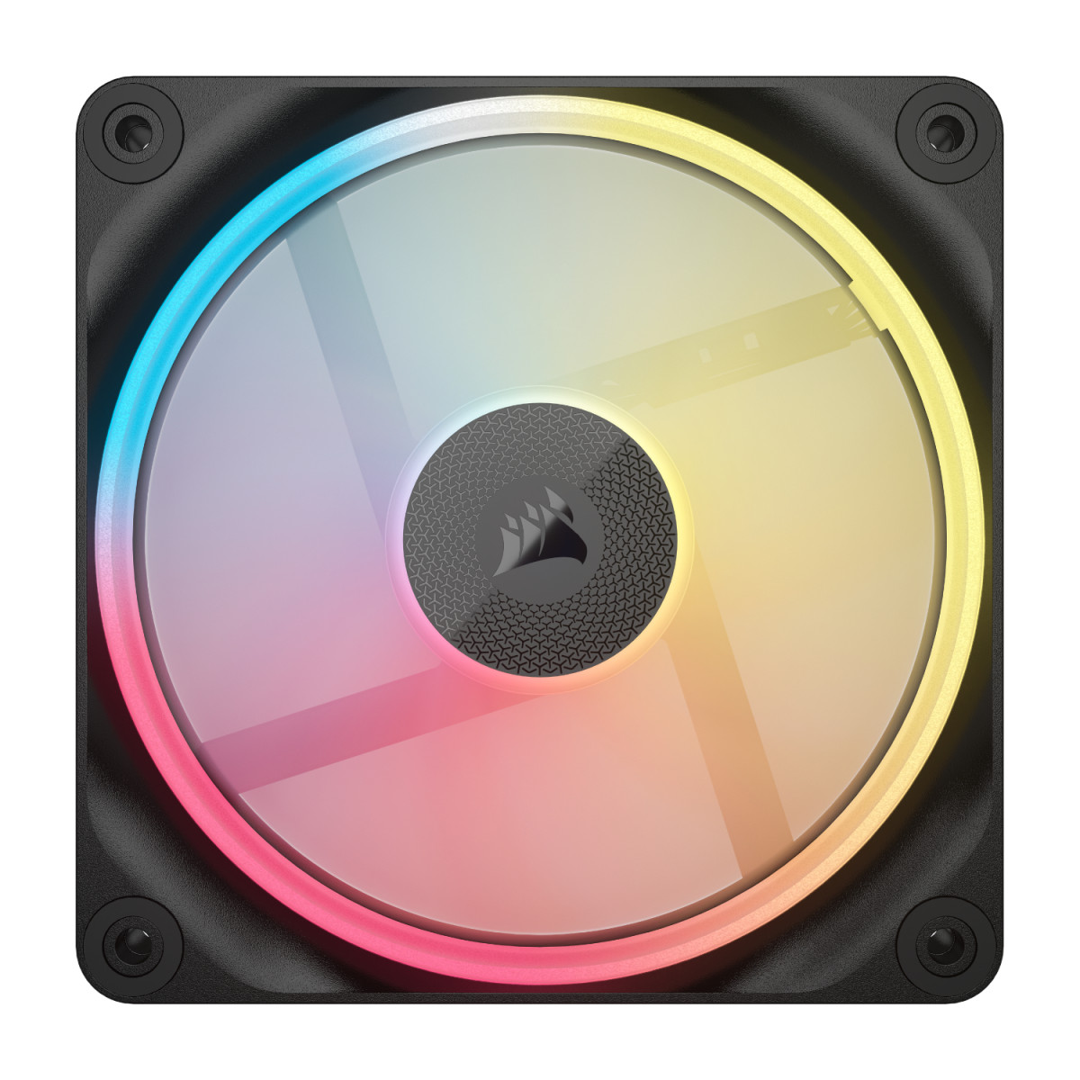 Corsair iCUE LINK LX120-R RGB 120mm PWM Reverse Fan Expansion - Black - Image 2