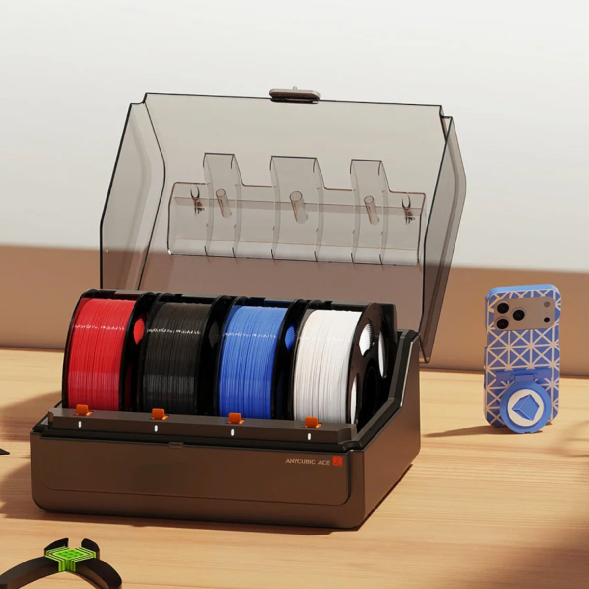 Anycubic TPU 68D filament 1kg – Blue - Image 4