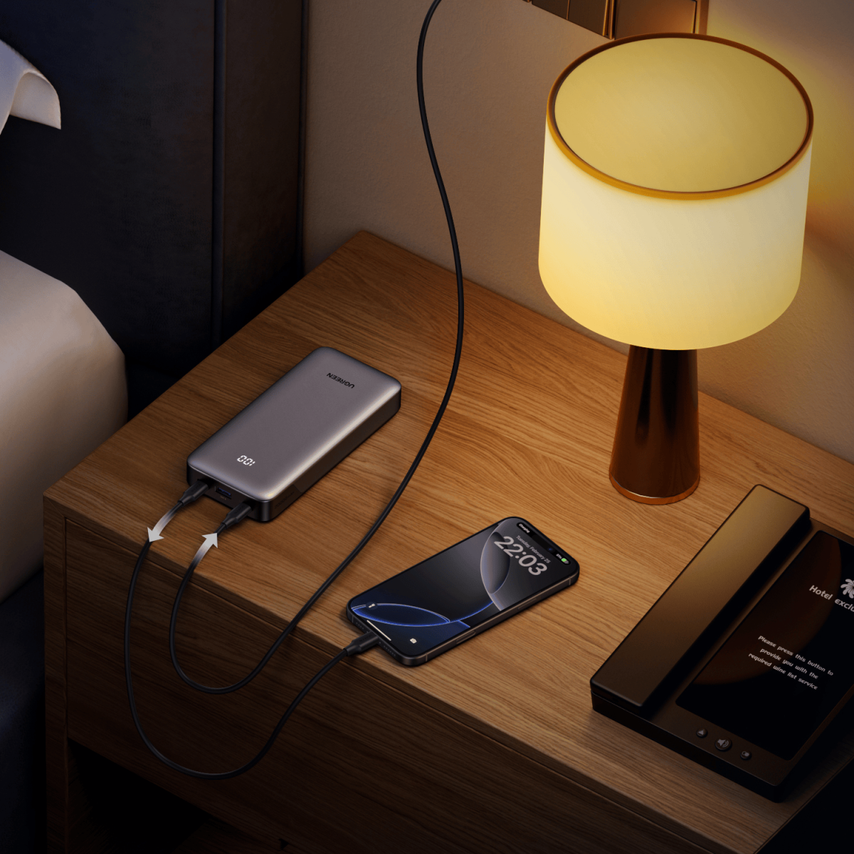 UGREEN 20000mAh 30W Two-way Fast Charging Power Bank - Image 2