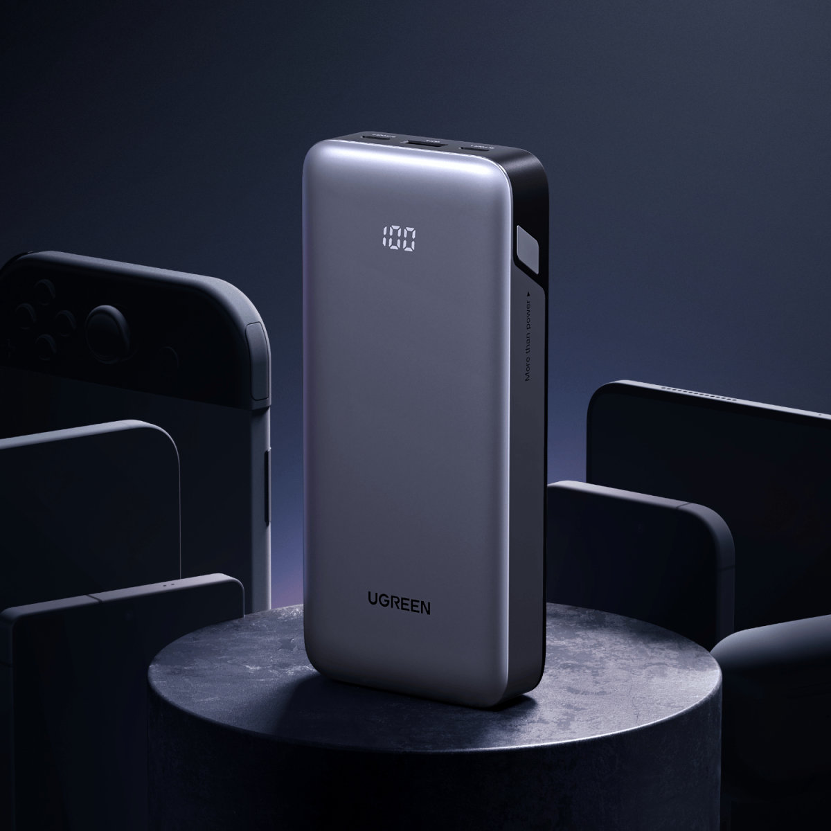 UGREEN 20000mAh 30W Two-way Fast Charging Power Bank - Image 3