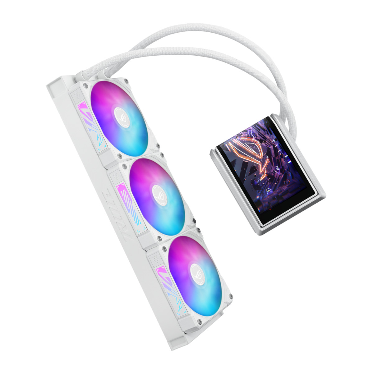ASUS ROG RYUO IV 360 ARGB Liquid CPU Cooler White Edition - Image 3