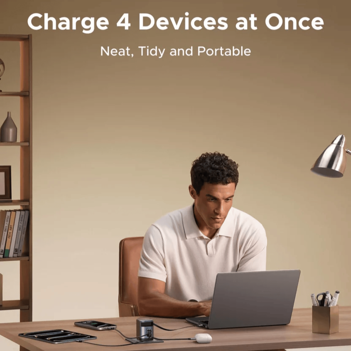 UGREEN Nexode 100W Charger with Retractable USB Type-C Cable - Image 3